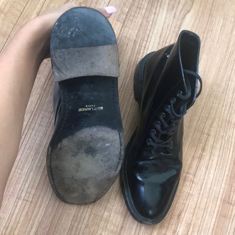 Authentic YSL leather boots!